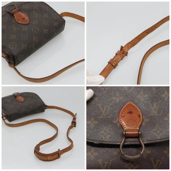 LOUIS VUITTON Monogram Saint Cloud MM Shoulder Bag M51243 LV Auth 118946 - Picture 16 of 16